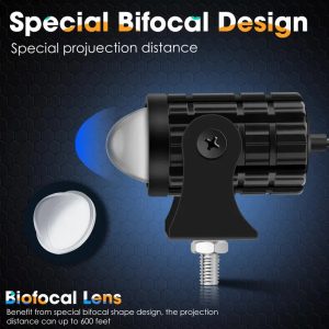 automunk LED Fog Lamp Unit for Universal For Car Universal For Car