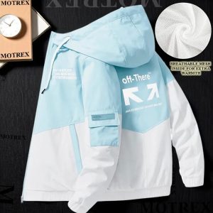Men Colorblock Casual Jacket